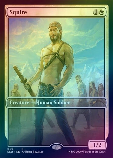 401 Games Canada - Squire - Full Art (Foil) (SLD) 401 Games Canada - Squire - Full Art (Foil) (SLD)