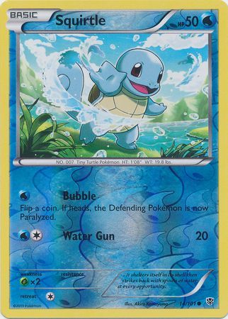 Squirtle - 14/101 - Common - Reverse Holo available at 401 Games Canada