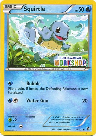 Squirtle - 14/101 - Promo - Build-A-Bear Workshop available at 401 Games Canada