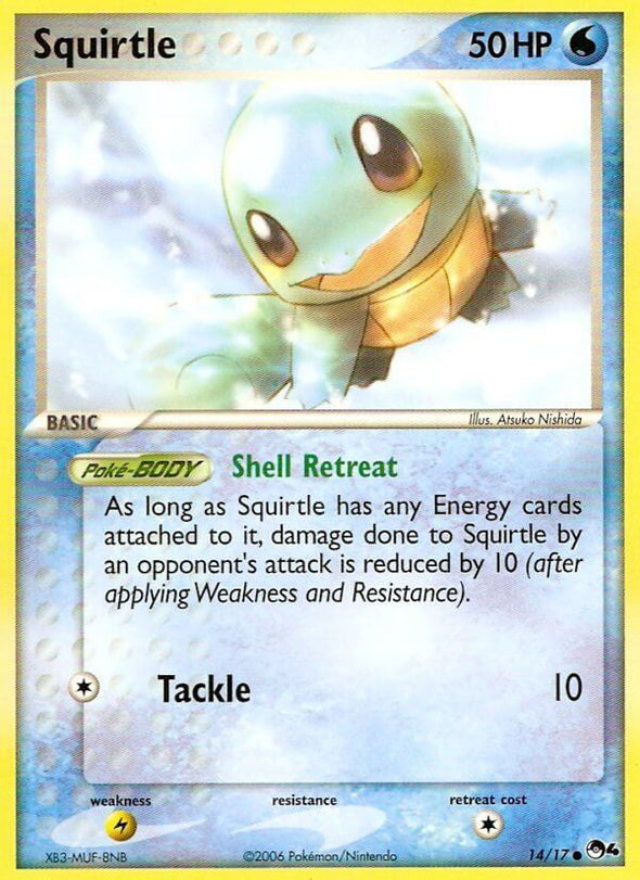 Squirtle - 14/17 - Common available at 401 Games Canada