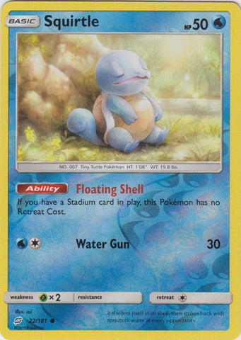 Squirtle - 22/181 - Common - Reverse Holo available at 401 Games Canada