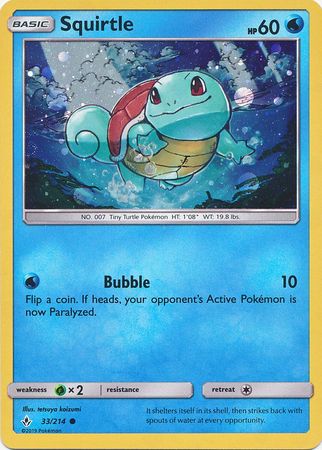 Squirtle - 33/214 - Holo Promo available at 401 Games Canada