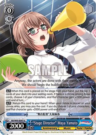 "Stage Director" Maya Yamato - BD/W95-E097 - Uncommon available at 401 Games Canada