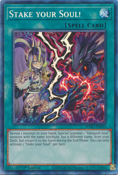 Stake your Soul! - WISU-EN023 - Collector's Rare - 1st Edition available at 401 Games Canada