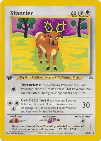 Stantler - 38/64 - Uncommon - 1st Edition available at 401 Games Canada