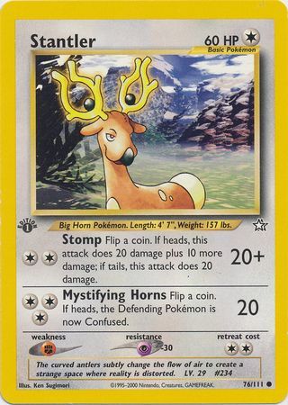 Stantler - 76/111 - Common - 1st Edition available at 401 Games Canada