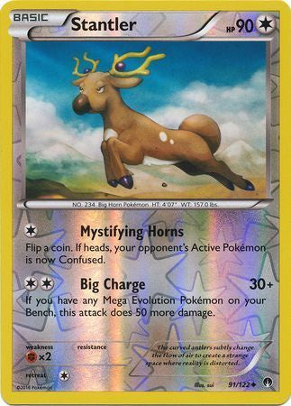 Stantler - 91/122 - Uncommon - Reverse Holo available at 401 Games Canada