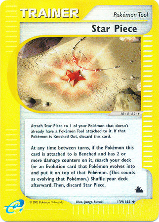 Star Piece - 139/144 - Uncommon - Reverse Holo available at 401 Games Canada