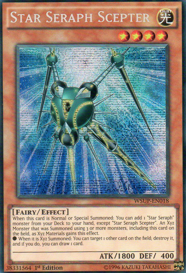 Star Seraph Scepter - WSUP-EN018 - Prismatic Secret Rare - 1st Edition available at 401 Games Canada