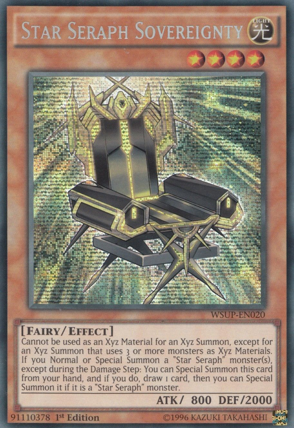 Star Seraph Sovereignty - WSUP-EN020 - Prismatic Secret Rare - 1st Edition available at 401 Games Canada
