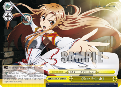 Star Splash - SAO/S20-E024 - Climax Common available at 401 Games Canada