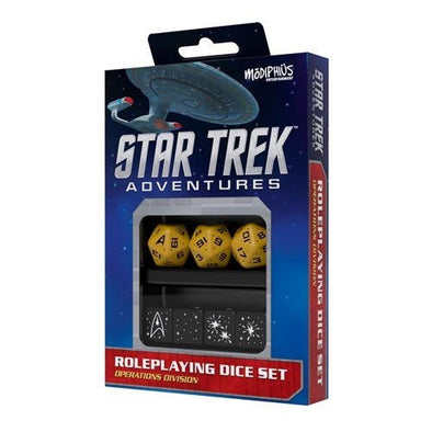 Star Trek Adventures - Dice Set - Operations Gold available at 401 Games Canada