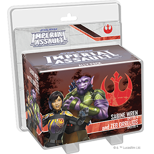 Star Wars Imperial Assault - Sabine Wren and Zeb Orrelios Ally Pack available at 401 Games Canada