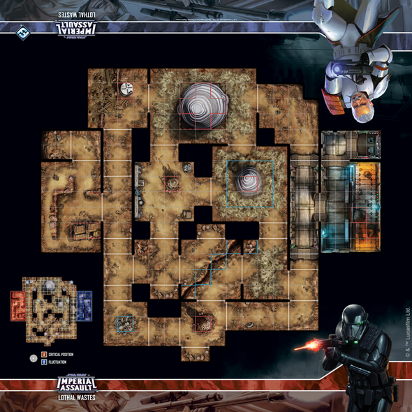 Star Wars Imperial Assault - Skirmish Map - Lothal Wastes available at 401 Games Canada