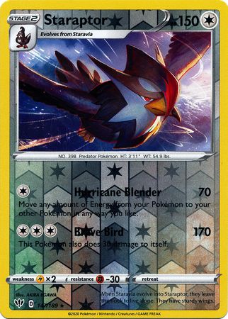 Staraptor - 147/189 - Rare - Reverse Holo available at 401 Games Canada