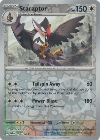 Staraptor - 150/198 - Uncommon - Reverse Holo available at 401 Games Canada