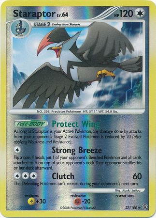 Staraptor - 27/100 - Rare - Reverse Holo available at 401 Games Canada