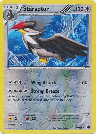 Staraptor - 97/116 - Rare - Reverse Holo available at 401 Games Canada