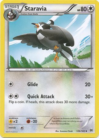 Staravia - 126/162 - Uncommon available at 401 Games Canada