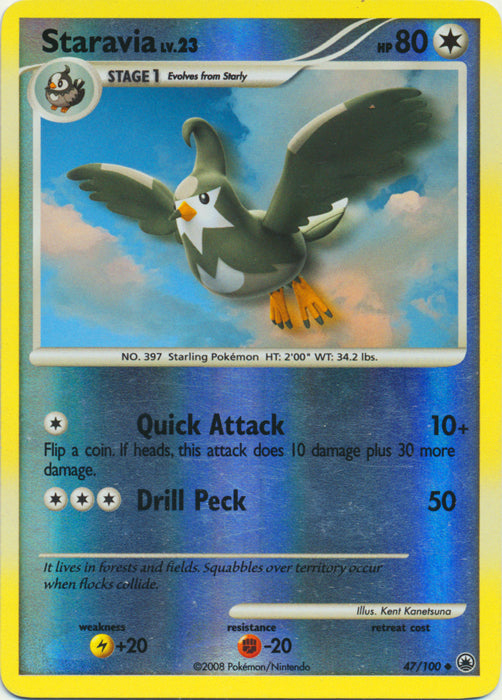 Staravia - 47/100 - Uncommon - Reverse Holo available at 401 Games Canada