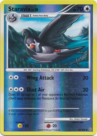 Staravia - 52/100 - Uncommon - Reverse Holo available at 401 Games Canada