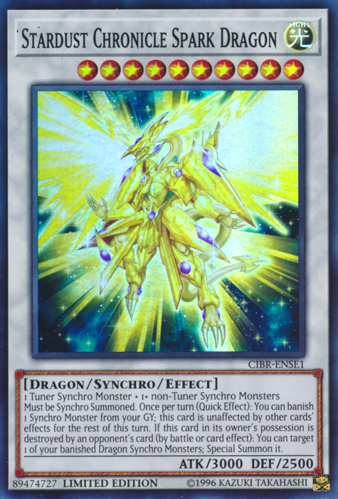 Stardust Chronicle Spark Dragon - CIBR-ENSE1 - Super Rare - Limited Edition available at 401 Games Canada