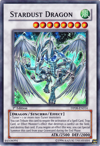 Stardust Dragon - DP08-EN014 - Super Rare - 1st Edition available at 401 Games Canada