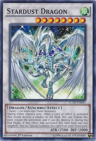 Stardust Dragon - LC5D-EN031 - Common - 1st Edition available at 401 Games Canada