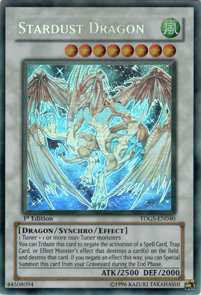 Stardust Dragon - TDGS-EN040 - Ghost Rare - 1st Edition available at 401 Games Canada
