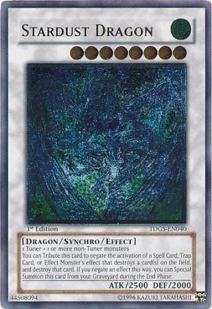 Stardust Dragon - TDGS-EN040 - Ultimate Rare - 1st Edition available at 401 Games Canada