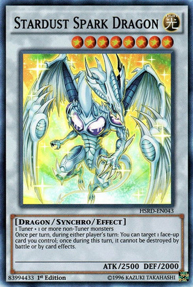 Stardust Spark Dragon - HSRD-EN043 - Super Rare - 1st Edition available at 401 Games Canada