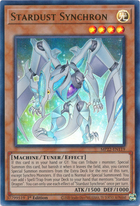 Stardust Synchron - MP22-EN119 - Ultra Rare - 1st Edition available at 401 Games Canada