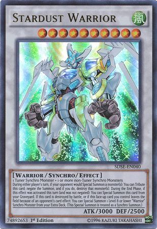 Stardust Warrior - SDSE-EN040 - Ultra Rare - 1st Edition available at 401 Games Canada