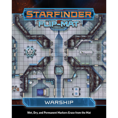 Starfinder - Flip Mat - Warship available at 401 Games Canada