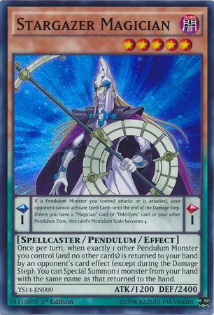 Stargazer Magician - YS14-EN009 - Super Rare - 1st Edition available at 401 Games Canada