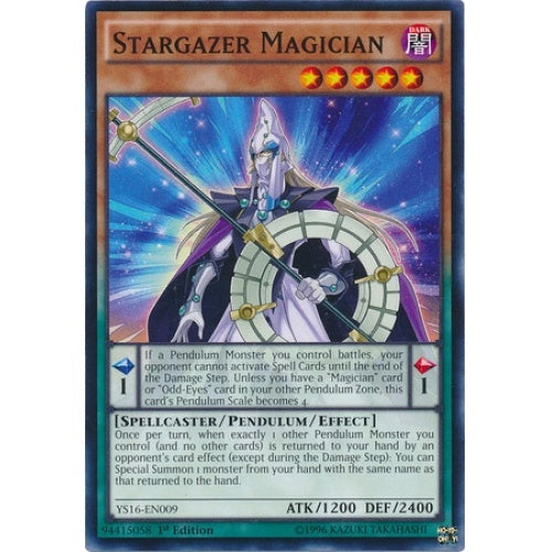 Stargazer Magician - YS16-EN009 - Common - 1st Edition available at 401 Games Canada