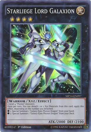 Starliege Lord Galaxion - MP14-EN097 - Super Rare - 1st Edition available at 401 Games Canada