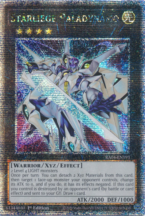 Starliege Paladynamo - RA04-EN193 - Quarter Century Secret Rare - 1st Edition