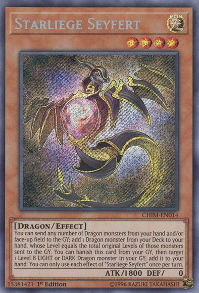 Starliege Seyfert - CHIM-EN014 - Secret Rare - 1st Edition available at 401 Games Canada