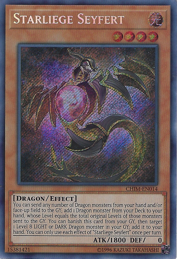 Starliege Seyfert - CHIM-EN014 - Secret Rare - Unlimited available at 401 Games Canada