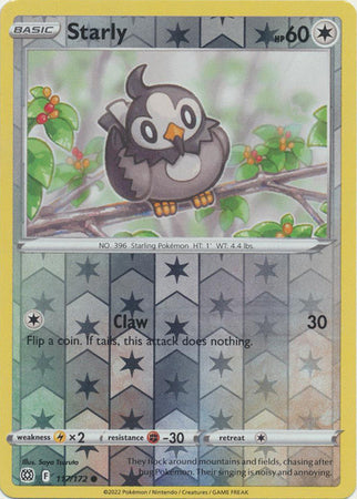 Starly - 117/172 - Common - Reverse Holo available at 401 Games Canada