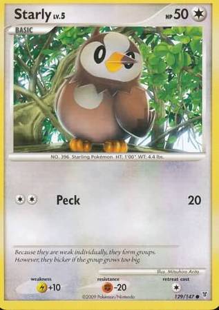 Starly - 129/147 - Common available at 401 Games Canada