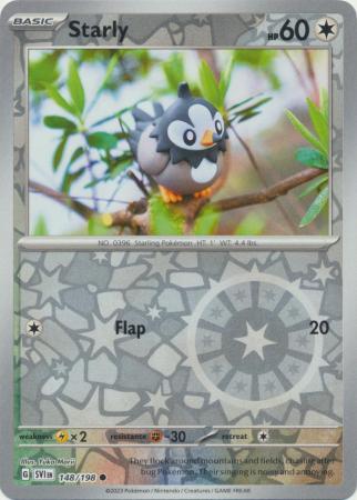 Starly - 148/198 - Common - Reverse Holo available at 401 Games Canada