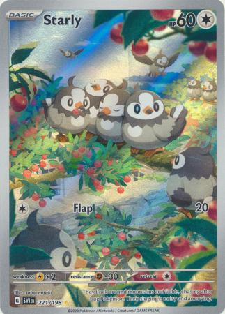 Starly - 221/198 - Illustration Rare available at 401 Games Canada