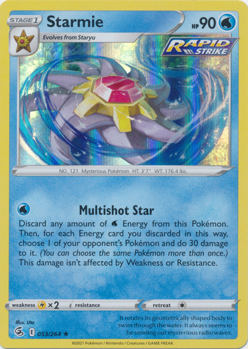 Starmie - 053/264 - Holo Rare available at 401 Games Canada