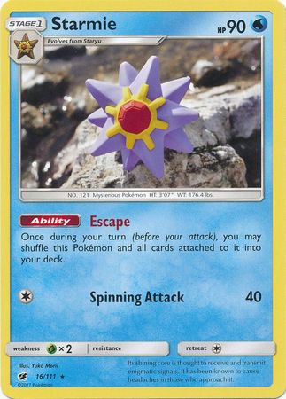 Starmie - 16/111 - Rare available at 401 Games Canada