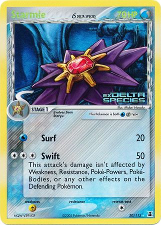 Starmie - 30/113 - Rare - Reverse Holo available at 401 Games Canada