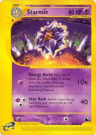 Starmie - 30/144 - Rare available at 401 Games Canada