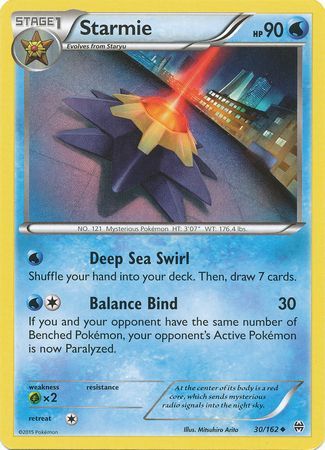 Starmie - 30/162 - Uncommon available at 401 Games Canada
