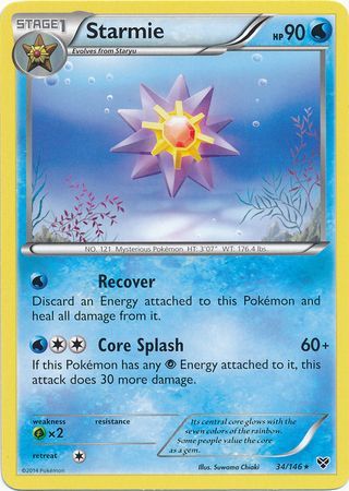 Starmie - 34/146 - Rare available at 401 Games Canada